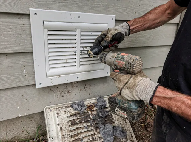 Dryer Vent Cover Replacement in Hinesville
