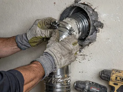 Dryer Vent Hose Installation in Hinesville