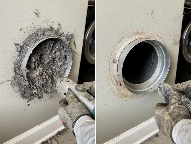 Professional clogged vent cleaning by Hinesville Dryer Vent Cleaning in Hinesville