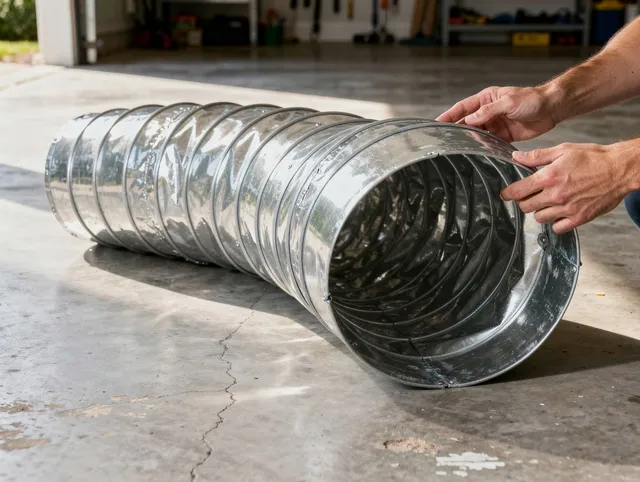 Hinesville Dryer Vent Cleaning specialist using advanced equipment for thorough duct cleaning in Hinesville